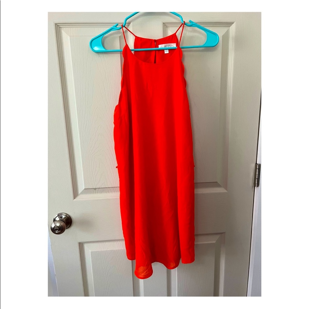 Gorgeous orange mini dress